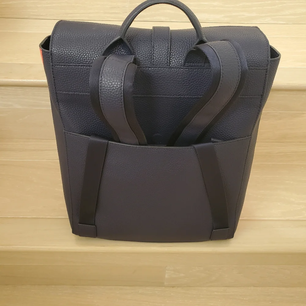 TUMI Georgica Mica Leather Backpack in Graphic Congo Print